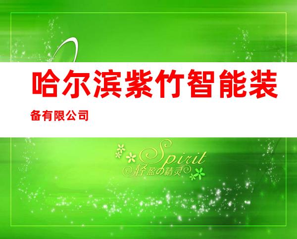 哈尔滨紫竹智能装备有限公司