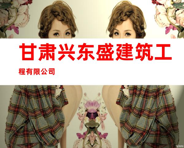 甘肃兴东盛建筑工程有限公司
